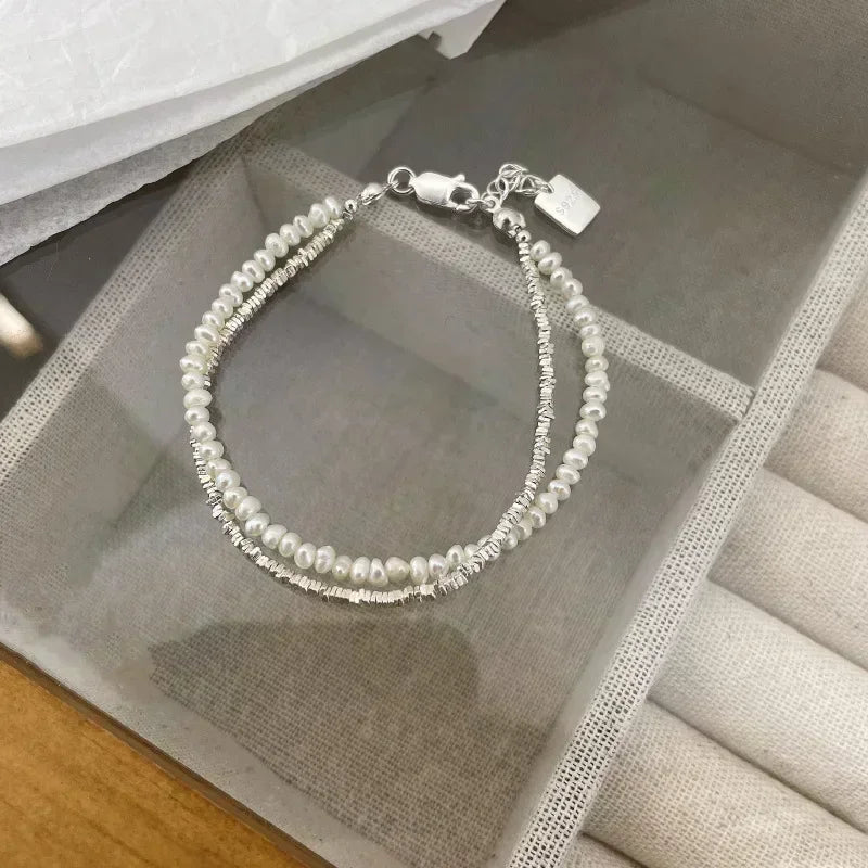 Double Layer Pearl Bracelet