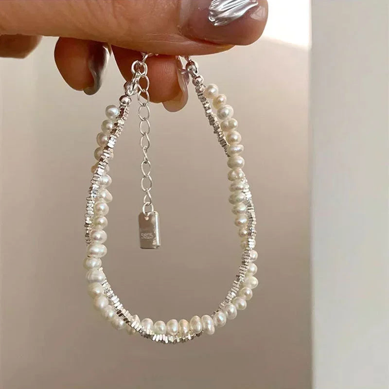 Double Layer Pearl Bracelet